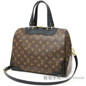 Louis Vuitton Retiro Noir Black Cowhide Leather Tote Bag shoulder